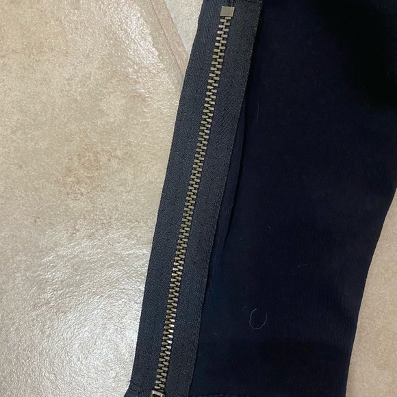 David Lerner black cropped motorcycle legging - Picture 4 of 4